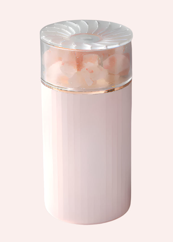 LED light Crystal Salt Stone Humidifier Essential Oil Diffuser
